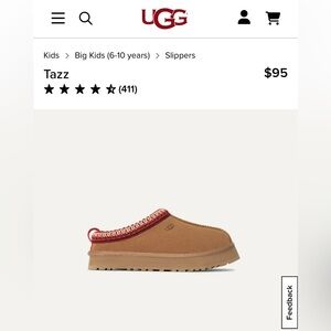 UGG Kids Tazz Tasman Slipper